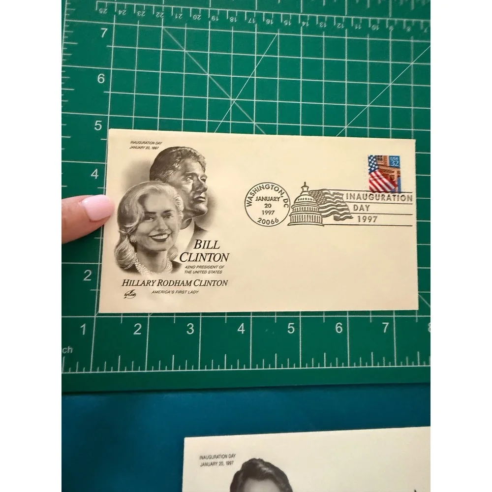 1997 USPS 53rd Presidential Inauguration Bill Clinton Al Gore Envelope Set